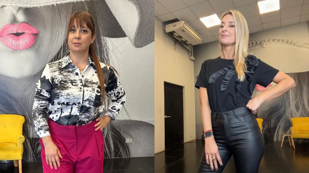 Anabelia Cerezo y Mariela Fernández: el duelo definitivo entre el "total black" y el color en la pantalla de Crónica TV