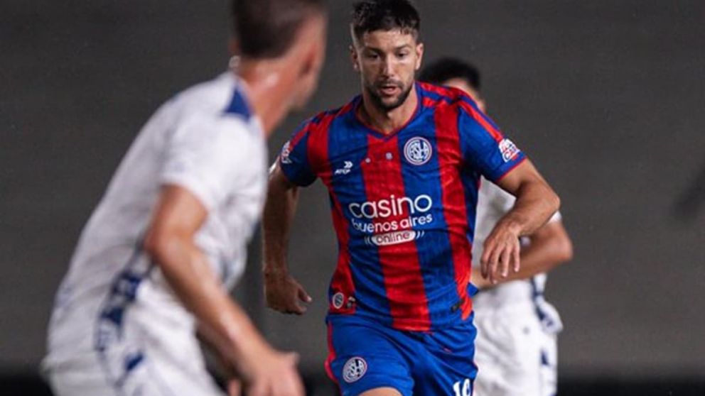Alarmas en San Lorenzo: Luciano Vietto no pudo terminar el entrenamiento y es duda para enfrentar a Platense