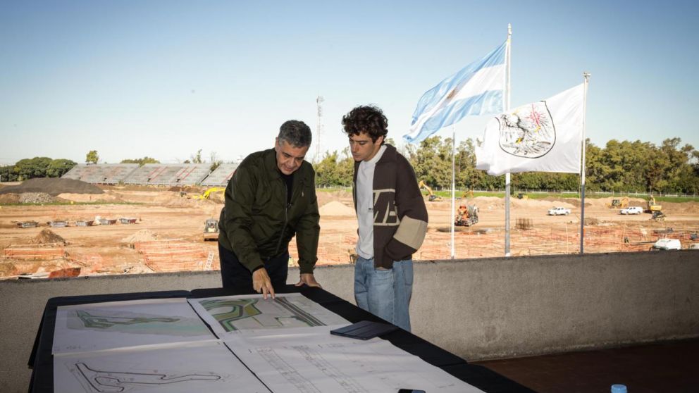 El sueño de la F1 en la Ciudad: Jorge Macri y Colapinto recorrieron las obras del Autódromo