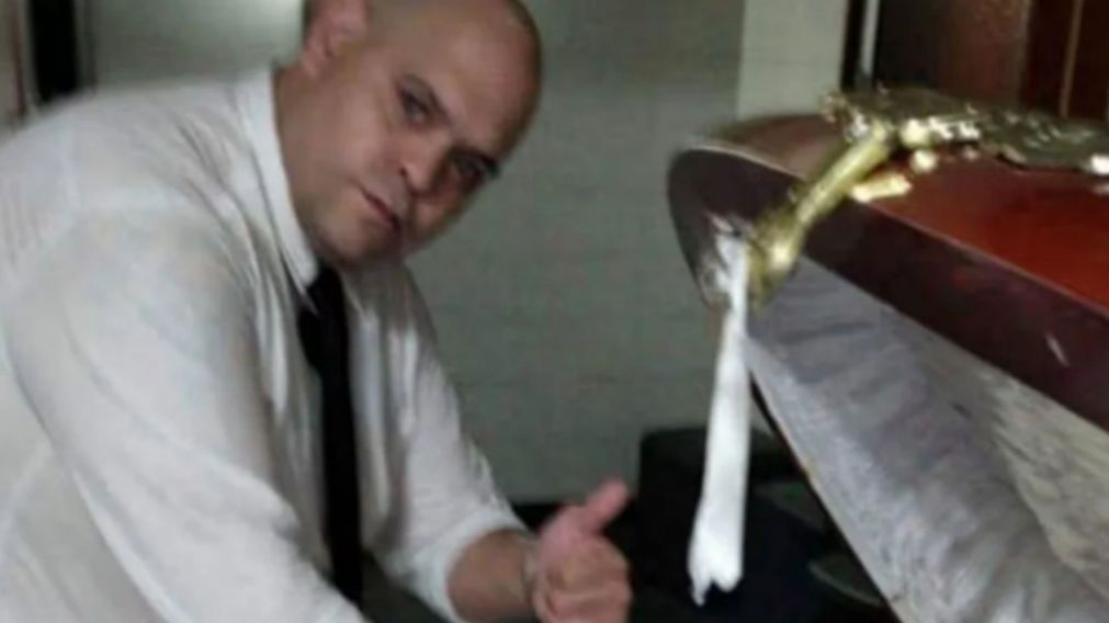 Diego Molina había sido condenado por "profanación de cadáver humano".