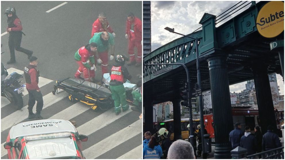 Un hombre y una mujer se tiraron desde un puente ferroviario en Palermo.