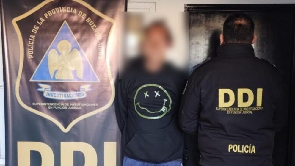 Este es el sujeto que resultó aprehendido en el operativo.