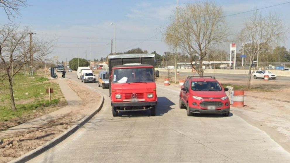 Acá, en este lugar, se produjo el enfrentamiento armado.