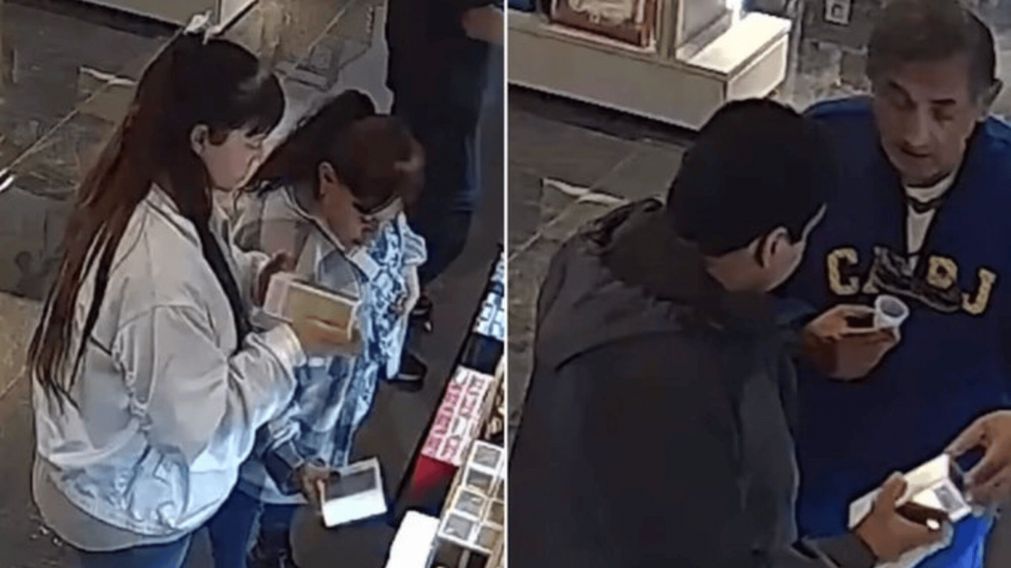 Así dos argentinos robaban perfumes de alta gama en un free shop.