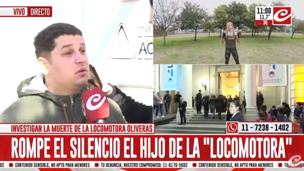 Uno de los hijos de “Locomotora” Oliveras cuestionó el freno a la cremación (Crónica HD).