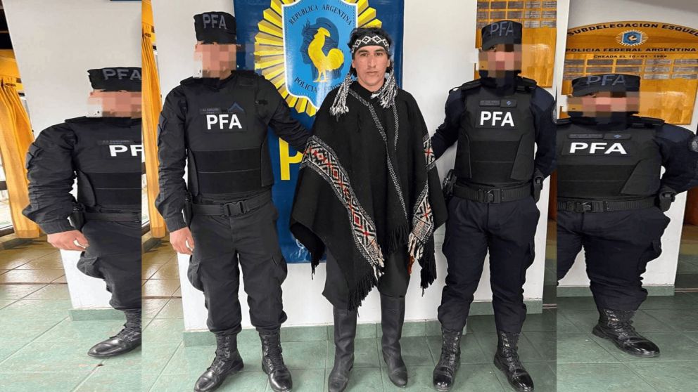 ¡VIDEO! Tiene 36 años y está acusado de usurpación en el Parque Nacional Los Alerces: así se entregó