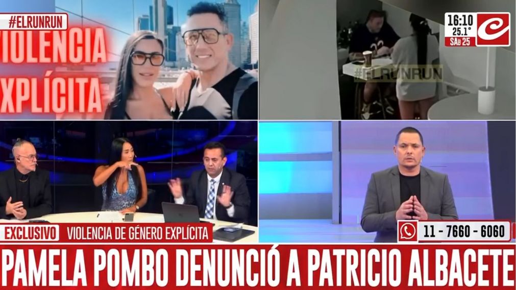 La modelo Pamela Pombo mostró los videos de las brutales agresiones de su expareja, Patricio Albacate.