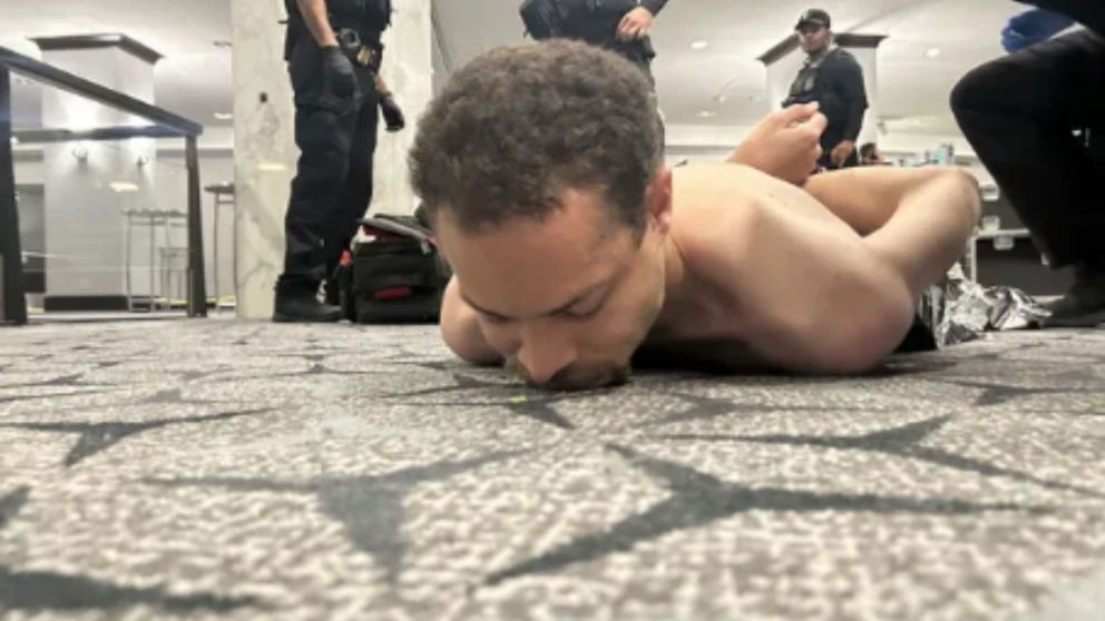 El momento de la detención por el intento de atentado a Donald Trump.