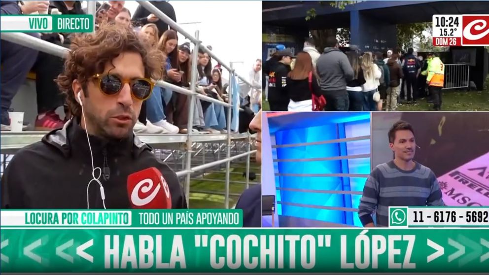 "Cochito" Lopez habló en exclusiva con Crónica.
