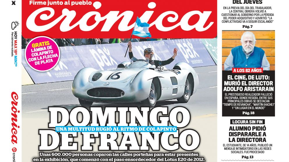 Las tapas del lunes 27 de abril de 2026.