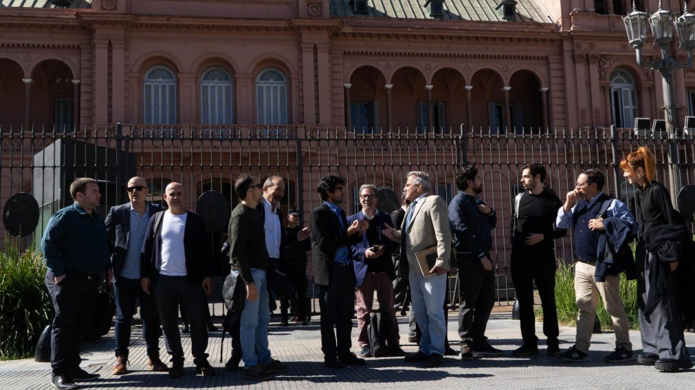 El Gobierno cerró de manera temporal la sala de periodistas en Casa Rosada.