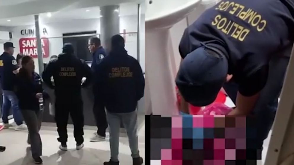 La búsqueda de una adolescente de 12 años embarazada derivó en el macabro hallazgo de ocho fetos (Capturas video).