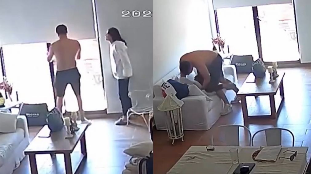 La mujer denunció a su ex por violencia de género y compartió los videos para que se haga justicia.