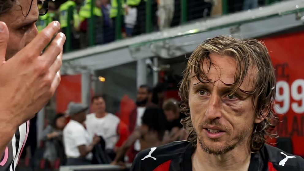 Luka Modric, jugador del AC Milan, fue intervenido y se perderá lo que resta de la temporada de la Serie A.