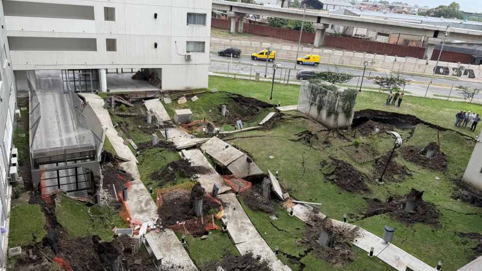 El derrumbe en Parque Patricios ocurrió el pasado 3 de marzo (Archivo).