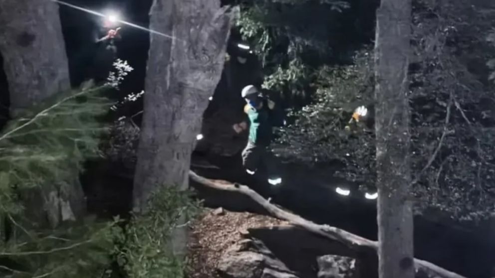La caminata de trekking se realizaba en el Cerro Ventana de San Carlos de Bariloche (NA).