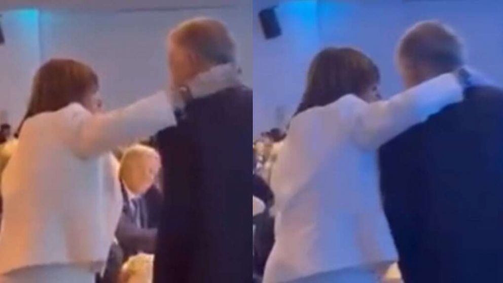 El reencuentro entre la senadora de LLA y el ex presidente.