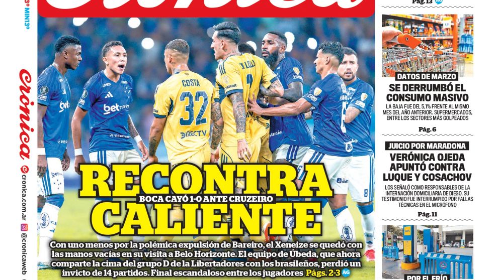 Tapas del mi�rcoles 29 de abril de 2026.