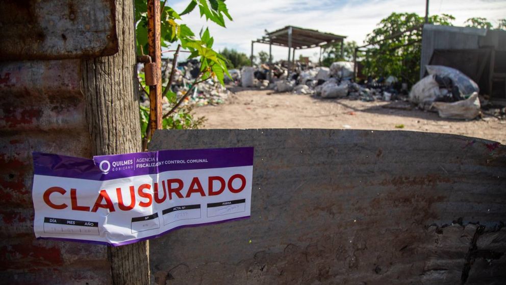 Operativo integral en Quilmes: multas, secuestros y saneamiento h�drico