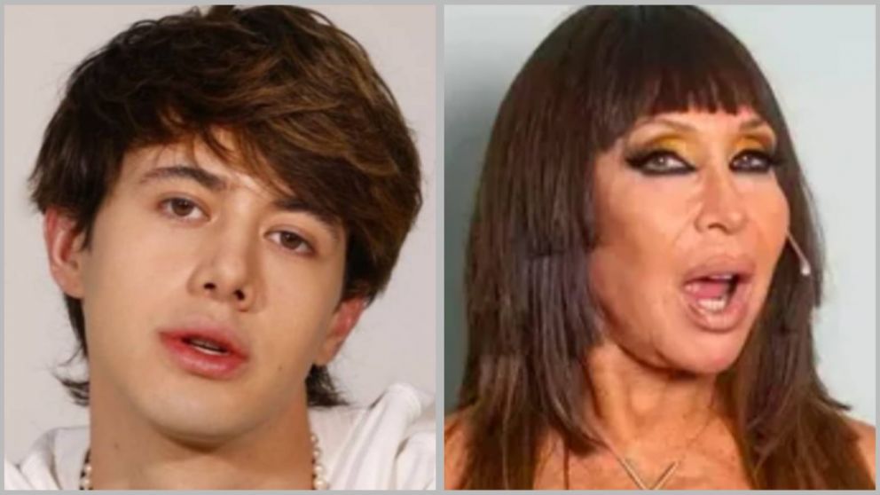 Dante Ortega homenajeó a Moria Casán con una canción y conmovió en vivo a "La One"