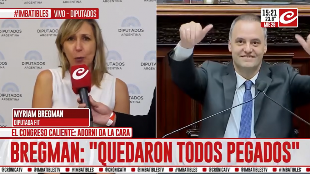 Bregman apunt� contra Adorni tras su informe de gesti�n: "Demostr� ser un vocero de adorno"