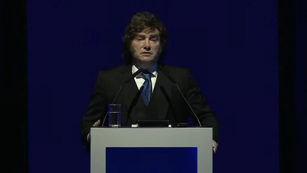 Javier Milei dio un discurso en Expo EFI: "Hay que poner los resultados en una perspectiva histórica".