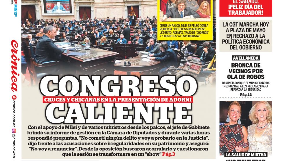 Tapas del jueves 30 de abril de 2026.