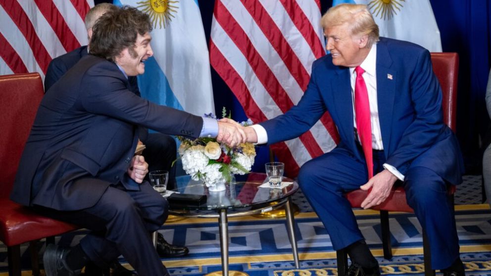 Javier Milei y Donald Trump, previo al giro histórico para el comercio bilateral entre Argentina y Estados Unidos.