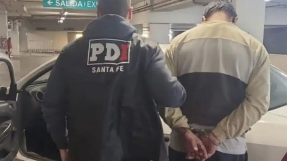 El acusado cayó en plena fuga (Gentileza Sur 24).