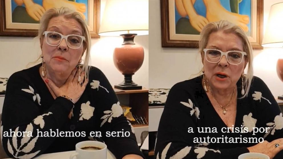 �VIDEO! Elisa Carri� advirti� sobre un "inicio de Estado autoritario" tras los ataques de Milei a la prensa.
