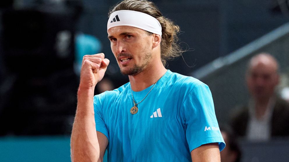 Alexander Zverev cumplió y se medirá ante Sinner en la final del Masters 1000 de Madrid