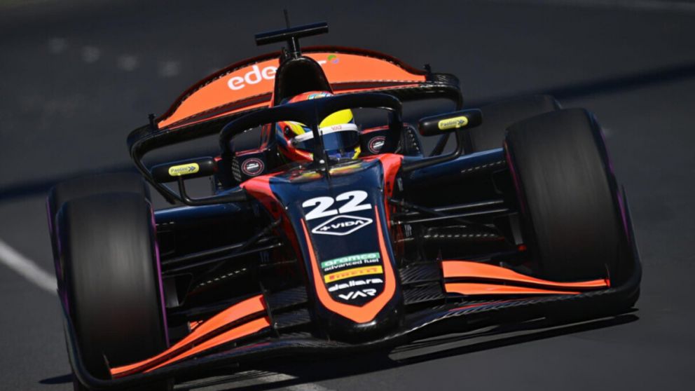 El piloto argentino volvió al ruedo en la F2.