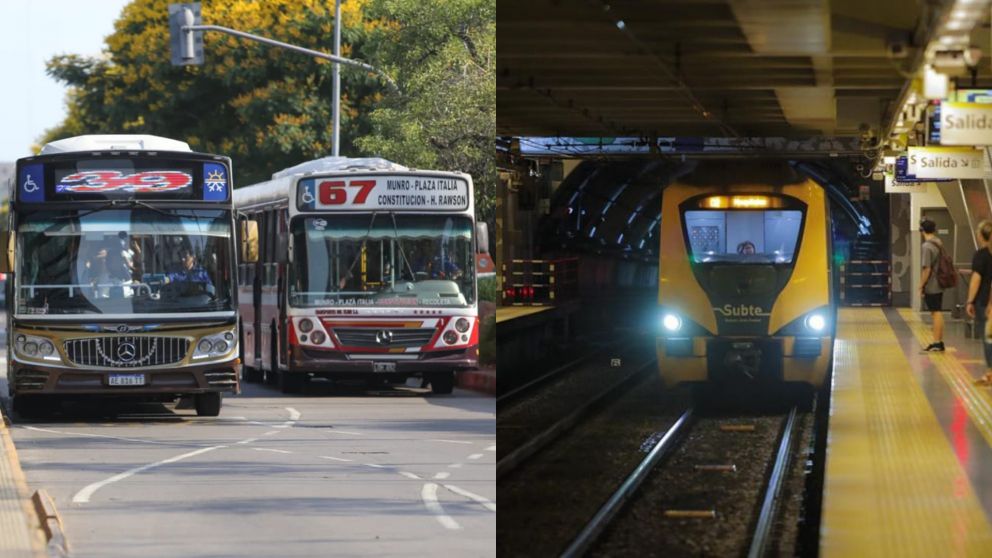 Habr� nuevos valores del boleto de colectivo y subte a partir de mayo.