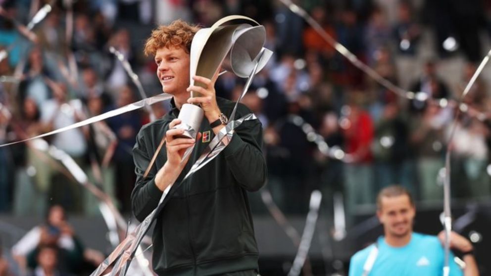 Jannik Sinner arrasó en el Madrid Open.