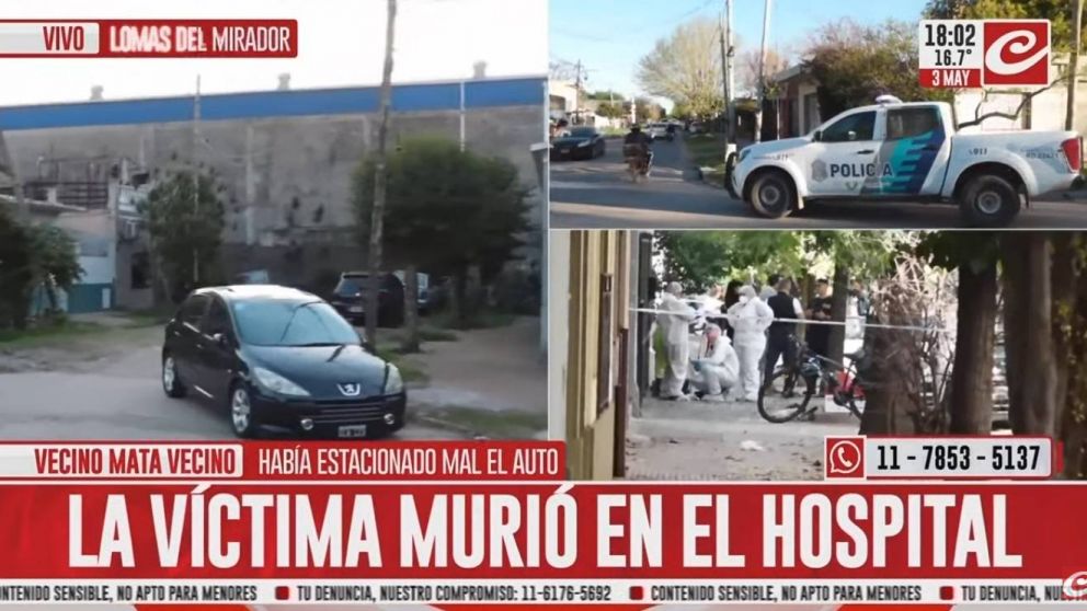 El asesinato ocurrió en el oeste del conurbano bonaerense.