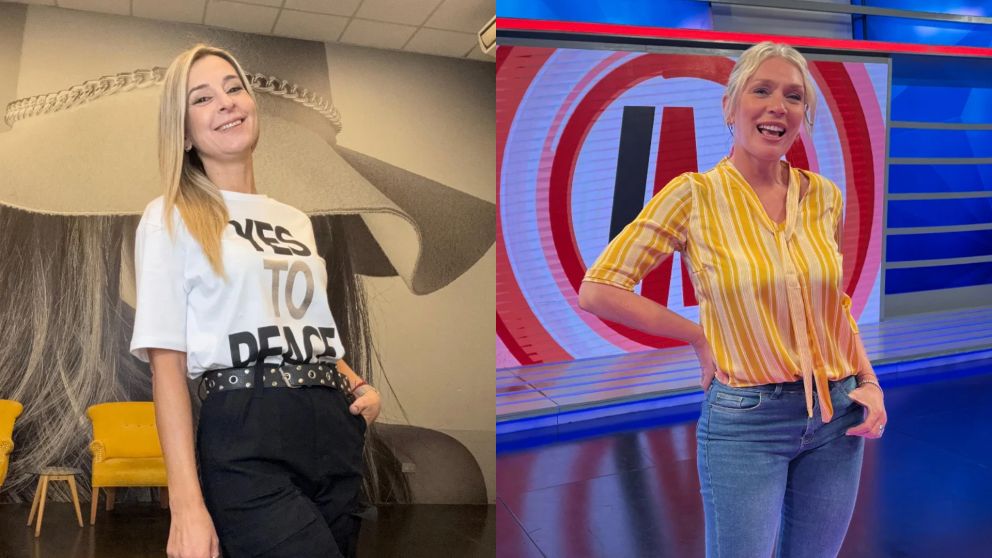 Mariel Fern�ndez y Melina Fleiderman definen el duelo de estilos en Cr�nica TV.