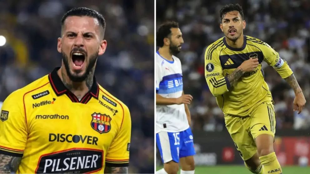 Pipa Benedetto intentar� guiar al Barcelona SC ante el Boca de Paredes por Copa Libertadores.