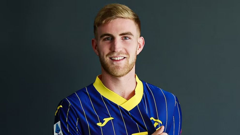Nicolás Valentini descendió de categoría con el Hellas Verona.