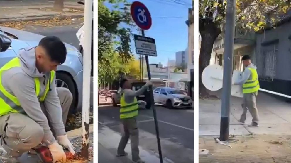 La Ciudad removi� m�s de 200 espacios de estacionamiento reservados por irregularidades.