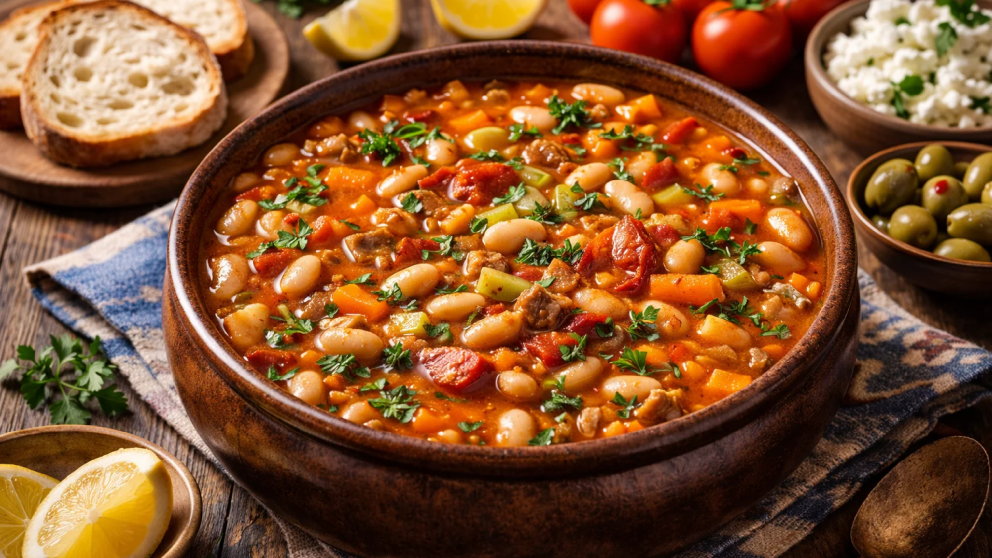�C�mo preparar "fasolada", el exquisito guiso griego ideal para los d�as frescos?