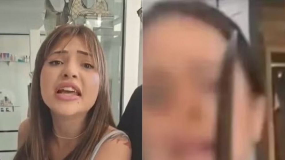 Laís Gabriela Barbosa da Cunha apuñaló a su peluquero porque no le gustó cómo le dejó el corte de pelo. Fue detenida.
