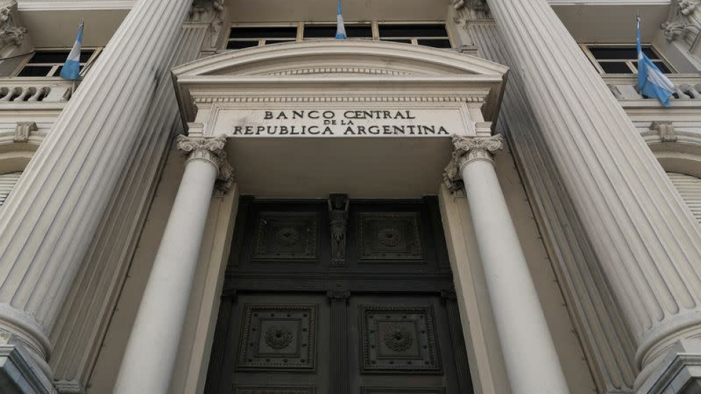 La sede del Banco Central de la Rep�blica Argentina.