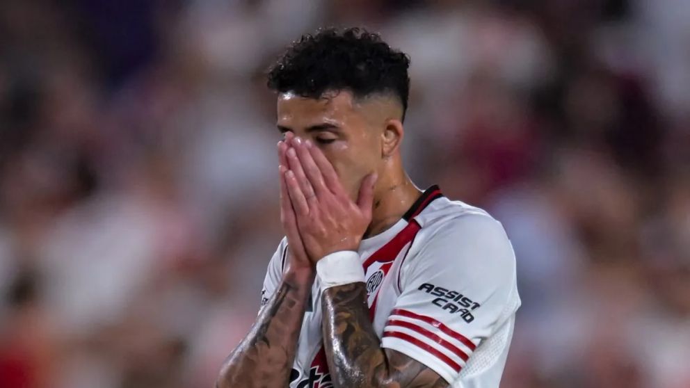 Kevin Casta�o vuelve al banco de suplentes de River, tras ser descartado de las �ltimas cuatro convocatorias. 