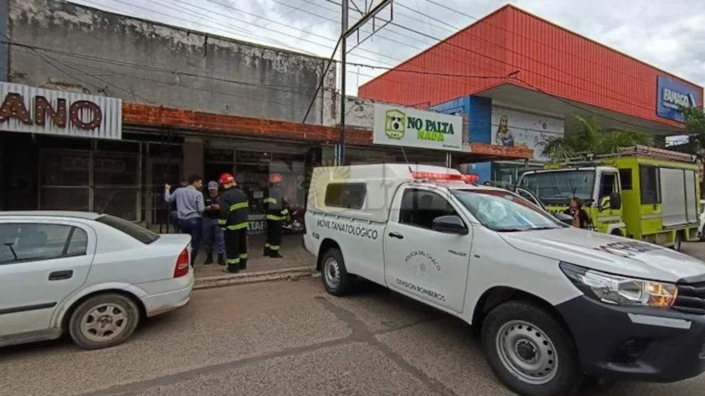 Un hombre murió tras la explosión de un matafuegos en un comercio en Chaco