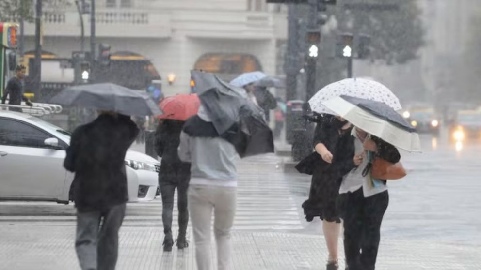 Clima: hay alertas naranja y amarilla por tormentas, lluvias y vientos fuertes en varias provincias (Imagen ilustrativa).