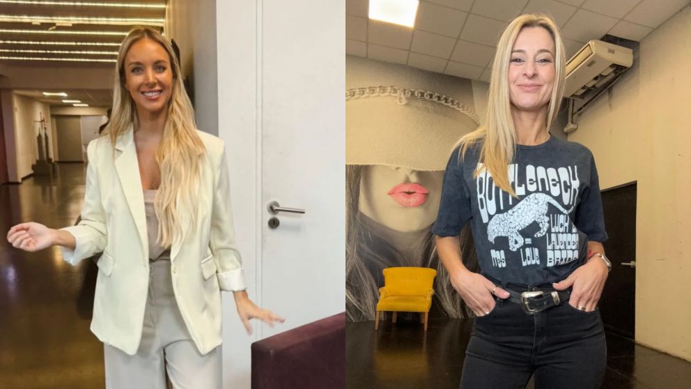 Del "total white" sastrero al rock urbano: el contraste perfecto entre Rochi Grimaldi y Mariela Fern�ndez en pantalla de Cr�nica TV.