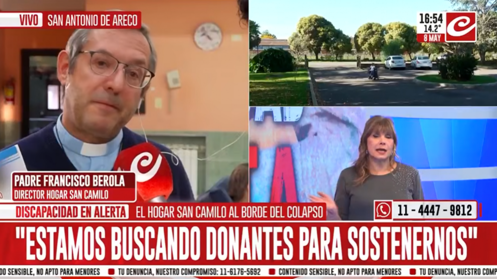El Hogar San Camilo al borde del colapso: el Gobierno les debe m�s de $600 millones y peligra la atenci�n de personas con discapacidad