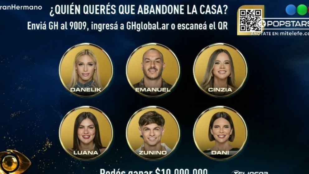 "Gran Hermano": que participante ser� expulsado de la casa seg�n las encuestas