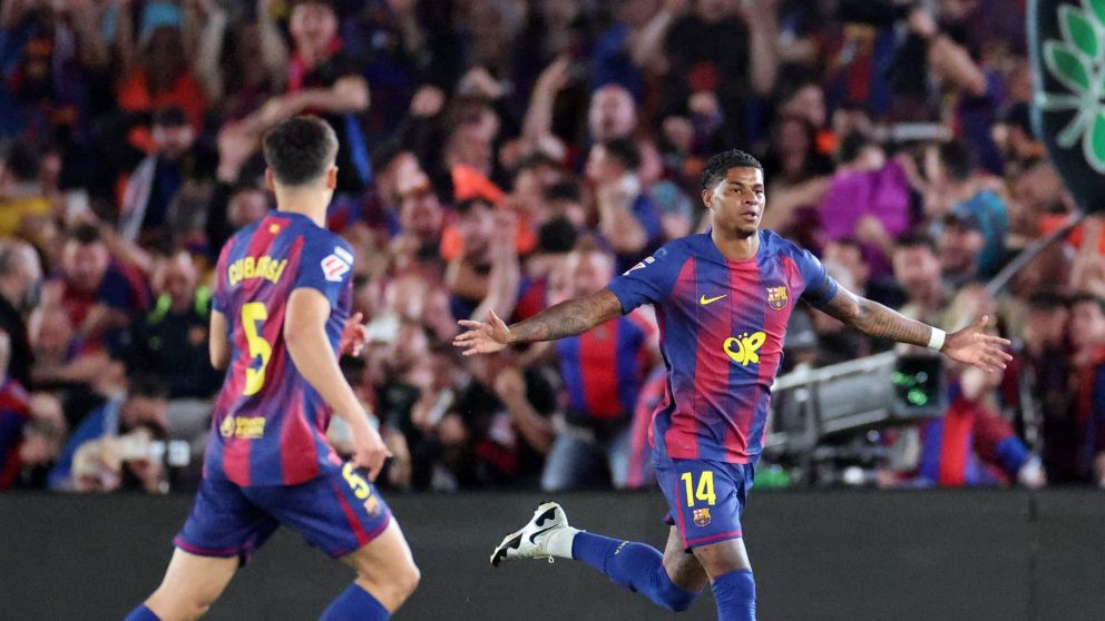 Marcus Rashford convirtió un golazo de tiro libre.