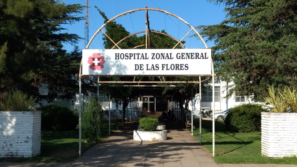 El hospital al que fue trasladada la v�ctima de la feroz golpiza.